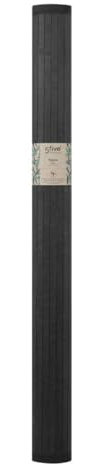 Five - Tapis de Bain Lattes en Bambou Noir 120 x 170 cm