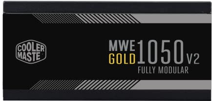 Cooler Master MWE 1050 Gold V2 Power Supply - Fully Modular | ATX 3.0 Version| 80 Plus Gold Certified | Japanese Capacitor | 140mm FDB Fan | for RTX 40 Series GPU | 1050 Watt