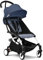 Stokke YOYO3 Kinderwagen ab 6 Monaten - Inklusive weißem Rahmen, Air France Blue Sitzkissen + Verdeck - Blitzschnell ein- und ausklappbar - Leicht & kompakt - Handgepäck-kompatibel