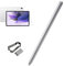 Galaxy Tab S7 FE S Pen, Stylet pour Samsung Galaxy Tab S7, Tab S7 FE SM-T730, SM-T733, SM-T736B Stylus S Pen avec embouts de rechange (sans Bluetooth) (Argent)