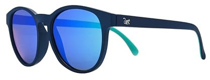 Surf Monkey Polarisierte Sonnenbrille für Damen und Herren, UV400, BPA-frei, Schwarz/Blau