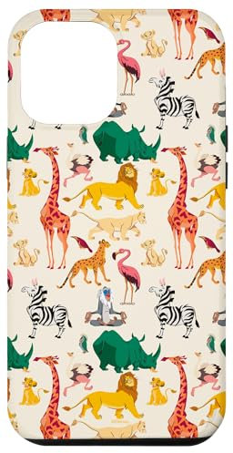 iPhone 12 Pro Max Disney The Lion King Animals of the Pride Lands Pattern Case