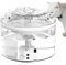 Fontaine à eau pour chat - 1,8 l - Ultra silencieuse - Arrêt automatique - Avec interface USB