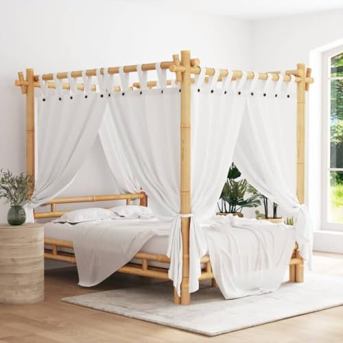HOMEELIKE Himmelbett 140x200 cm Bambus