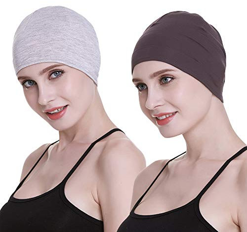 FocusCare Schlafmütze für Haarausfall, Kopfbedeckung für Chemo-Frauen, Knallpink (Hot Pink), Einheitsgröße