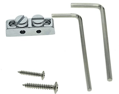 KAISH Inbusschlüssel für Gitarre, Bass, Kopfplatte, Schlüsselhalter für Floyd Rose Tremolo, Chrom