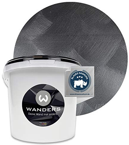 Wanders Tafelfarbe 3L, Edelmetallic-Schwarz - Wasserbasierter, matt-schwarzer Tafellack für Kreative Wandgestaltung & einfache DIY-Anwendungen. Beschreibbar & Abwischbar. In vielen modernen Farben
