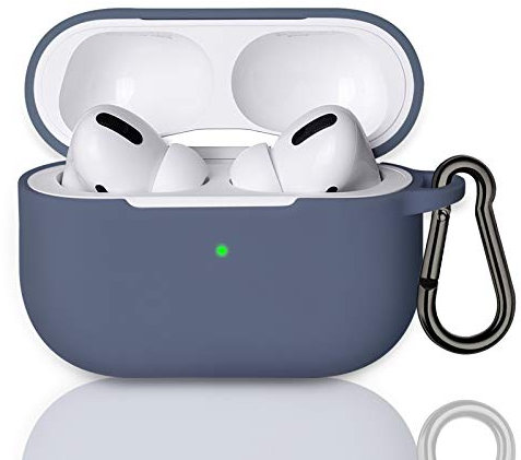 MATEPROX AirPods Pro Schutzhülle AirPods Pro Case Hülle, AirPods Pro Ultradünnes Silikonhülle Kompatibel mit AirPods Pro, Unterstützt kabelloses Laden-Blau