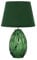 Pauleen 48156 Crystal Velvet Tischleuchte Stoffschirm Samt Tischlampe aus Glas Grün max20W E14 Grün 230V Glas/Stoff