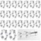 Dasyusuo T8 Leuchtstoffröhre Halter 30Pcs Leuchtstoffröhre Halterung Lichtschlauch Halter Leuchtstoffröhre Clips U Clips Halter