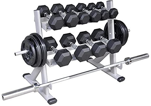 Hantelablage Kurzhantel, Gewichteständer Langhantelständer Kurzhantel Halterung Dumbbell Rack Trainingsständer, 2 Tier, Für Fitnesscenter Und Heimgebrauch (Nur Rack)