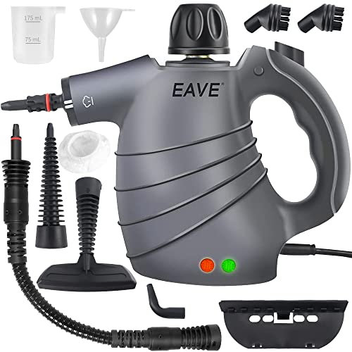 Handheld Pressurized Steam Cleaner, 450ml Steamer for Cleaning, 12 in 1 Set Steamer for Car Detailing, Multi-Purpose for Kitchen, Sofa, Home, Bathroom, Car Seats, Upholstery, Floor Steamer