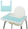 Vicloon Silikon Hochstuhl Matte für Babys und Kinder | Silikonmatte für den Babyhochstuhl, BPA-frei, Platzset für Babys und Kinder/Ikea Hack (blau)