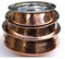 EZ Pack Rustic Traditional Indian Hammered Copper Steel Balti Dish Handi Curry Serving Dishes Bowls Dish 11/15/17cm (17cm)