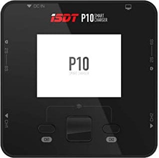 ISDT P10 Smart Lipo Charger, 250W/10A x 2 Dual Channel Lipo Battery Charger, RC Fast Charger for Life/Lilon/LiPo/LiHv (1~6S), Pb (1-10S), NiMH/Cd (1-16S) Batteries