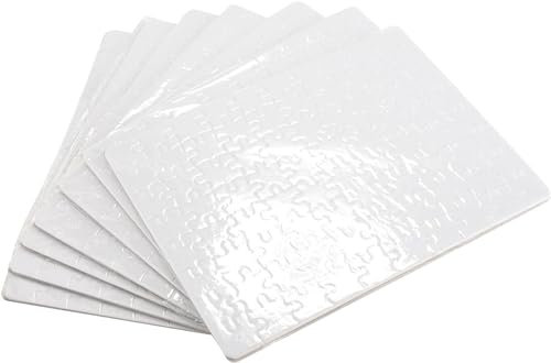 EudoER Sublimation Leeres Puzzle 10 Teile/Los DIY Handwerk A5 Puzzle für Sublimation Ink Transfer