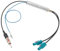 RED WOLF Doppel Fakra Antennenadapter Dual Fakra Splitter auf Din Stecker für Aftermarket FM AM Autoradio Antenne Adapterkabel mit Verstärker