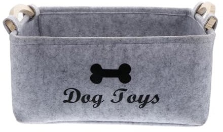 pet toy storage toys for food toy outdoor dog toy storage bin pet toy container Organizer Storage Basket for Pet Toys rectangle Storage Box towel basket puppy felt
