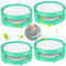4 Pack Odor Neutralizer Cartridge for Shark, Odor Neutralizer Replacement for Shark Vacuum Cleaner Compatible with Shark Vacuum Models IZ400UKT IZ400UK IZ420UKT NZ860UKT NZ860UK
