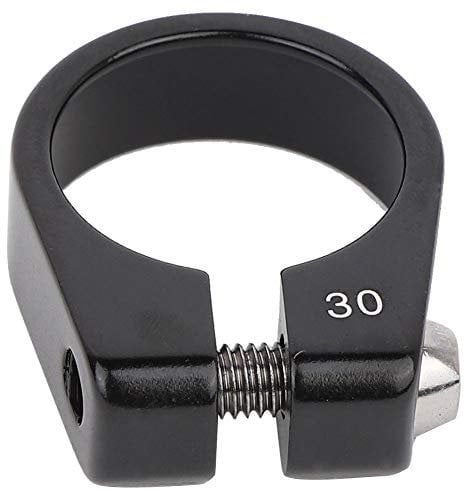 Bikes Seat Post Clamp, 30mm/1.2in Aluminium Alloy Seatpost Collar Quick Release Bolt Type Road Bikes Seat Post Tube Clip Accessory for Road Bike Folded Bicycle