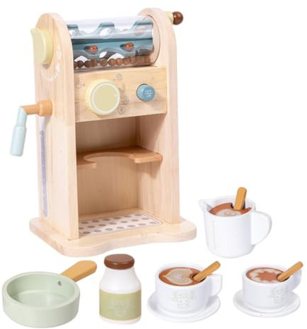 TOYANDONA Boys and Girls's Coffee Maker Playset Drip Filter Cup Mini Kitchen Toy Set for Toddlers