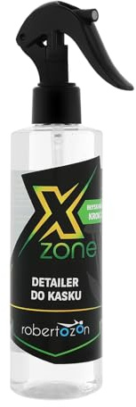 Xzone GIGA Detailer für Motorradhelme 250ml - Helm ohne Streifen und Flecken Für Glänzende und Matte Oberflächen, Helmvisierreiniger - Reinigung für Helm und Visier