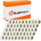 Bubprint 50 Etiketten kompatibel als Ersatz für Dymo 99017 S0722460 für Labelwriter 310 320 330 Turbo 400 Twin-Turbo Duo 450 Twin Turbo Duo SE450 12MM X 50MM
