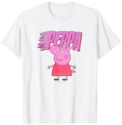 Peppa Wutz Flamme Peppa Logo T-Shirt