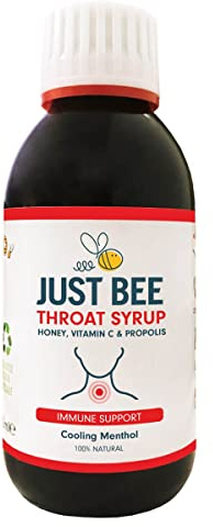 Just Bee 100% Natural Propolis Throat Syrup (150ml)