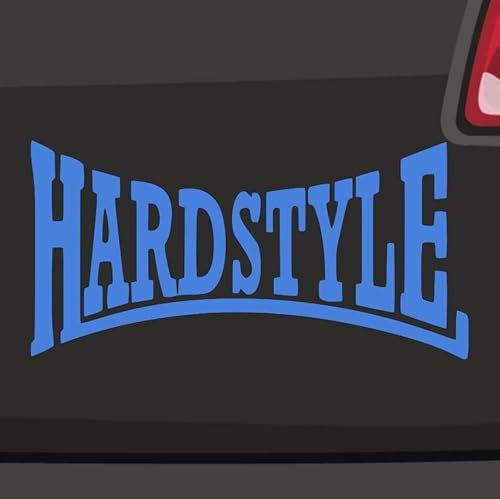 Hardstyle Aufkleber -6 Größen- Musik Fun Party DJ Festival Techno Sticker Bass