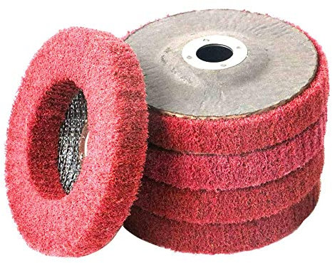 Disques de Nettoyage Meuleuse CSD Disque, 100 * 15mm, Pour le Traitement de Surface ou l'enlèvement de la Pour Peinture Meuleuse d'angle, Lot de 5