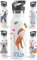 OWLBOOK® Edelstahl Trinkflasche Kinder personalisiert | Wasserflasche mit Strohhalm | 600 ml | Sportdeckel | Spülmaschinenfest | Schule Schulanfang Geschenke zur Einschulung Junge Mädchen | Affe