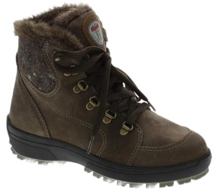 OLANG SCHUHE SCHUHE STIEFEL DAMEN ANENCY TEX LEDER 873 SCHNEE ORIGINAL AI 2024, braun, 39 EU