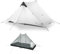 MOXIHIKE 3FULGEAR Lanshan 2 Zelt 2 Personen Ultraleichtes Campingzelt, 3/4 Saison Professionelles 15D Silnylon Stangenloses Zelt für Camping, Klettern, Wandern (Grau 3 Jahreszeiten)