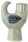 Bloomingville Kerzenhalter Trudy in Vogel-Design, Keramik in Blau-Grün, 12x8 cm – Stilvolles Deko-Element