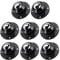 Self Adhesive Caster Wheels, 360° Swivel Wheels for Furniture, 1 Steel Universal Wheel, 28 LBS Load Capacity Per Wheel, Low Profile Castor for Office Kitchen Appliance Storage Bins (8 PCS, Black)