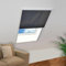 Juroupi Plisse Insect Screen for Windows Aluminium 80x100 cm,Plisse Insect Screen for Windows,Fly Mosquito Net Cover Mesh Guard for Roof Window-142611