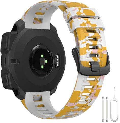 Cinturino per Garmin Instinct 2 Braccialetto, 22mm Cinturini Morbido Silicone Ricambio Accessori Sportivo Cinturino per Garmin Instinct 2/Instinct/Instinct Esports/Instinct Solar Smart Watch