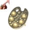 Fingertip Nail Art Palette Ring, Mini Metal Nail Art Tools Makeup Palettes, Paint Palette Finger Rings, Nail Art Tools Makeup Palettes