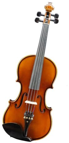Handgefertigte Violine Aus Massivholz In Voller Größe Für Übungen Und Prüfungen Instrument Für Anfänger Und Erwachsene Kaffee Anfängergeigen(1/2)