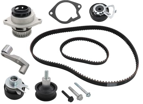 Callume Zahnriemensatz mit Wasserpumpe Kompatibel mit VW Golf 4 5 Kompatibel mit Skoda Fabia 6Y Kompatibel mit Seat Ibiza 1.4 16V 036109119P 1987949190 036109243R