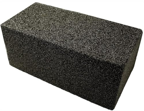 Heavy Duty Grill Cleaning Brick 1 Pack. Commercial Grade Pumice Stone Tool Cleans & Sanitizes Restaurant Flat Top Grills or Griddles. Remove Grease Stains and Dirt Without Harsh Chemicals or Abrasives