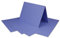 50 DIN A6 Faltkarten Lila (Violett) - Karten zum Selbstgestalten 14,8 x 21 cm - Klappkarten mit 160 g/m² - Colours-4-you von Glüxx Agent