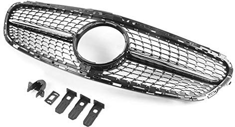 KIMISS Car Frontgrill Kühlergrill Diamond Styling Zubehör Passend für W212 13-15