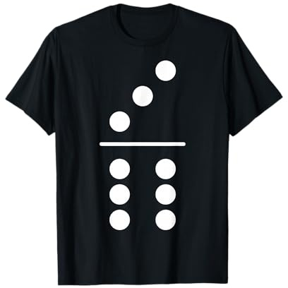 Fasching & Karneval - 3/6 Domino Stein Kostüm T-Shirt