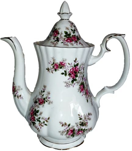 : Verkauft Royal Albert - Lavender Rose - Kaffeekanne / Original / Bone China / Höhe mit Deckel ca.26 cm