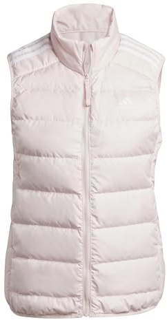 adidas Essentials 3-Stripes Light Down Vest vêtement, Rose Sable, S Femmes
