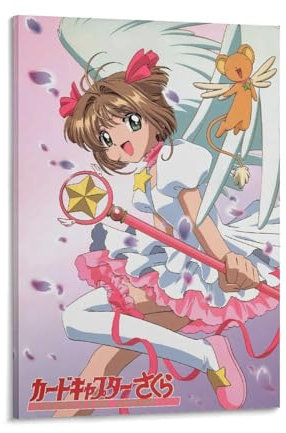 LIANGSHUANG Japanische Romantik-Anime-Serie Cardcaptor Sakura, Poster, Wandkunst, Gemälde, Leinwanddrucke, Dekor-Poster, Kunstwerke, 20 x 30 cm