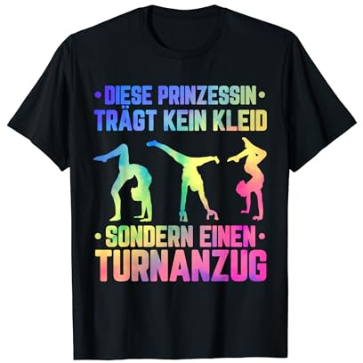 Akrobatik Turnen Mädchen Gymnastik Kunstturnen T-Shirt