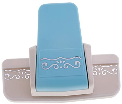 Nishiyuenyi Prägegerät für Papier Randschneider, Blau